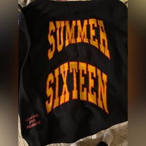 Black Summer Sixteen Hoodie drake tour